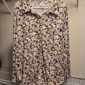 Lularoe Valentina Button Down